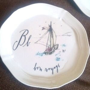 - Anthropologie Linea Carta B (Boat) is for voyage. 6.5" 2/$20